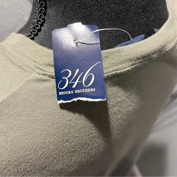 ⛳️NWT MEN’S BROOKS BROTHERS 346 GREEN TEE SHIRT SIZE XL⛳️ - Picture 4 of 6